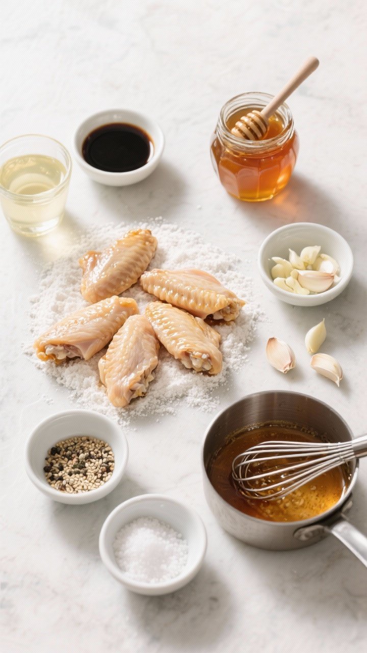 Boneless wings ingredient prep