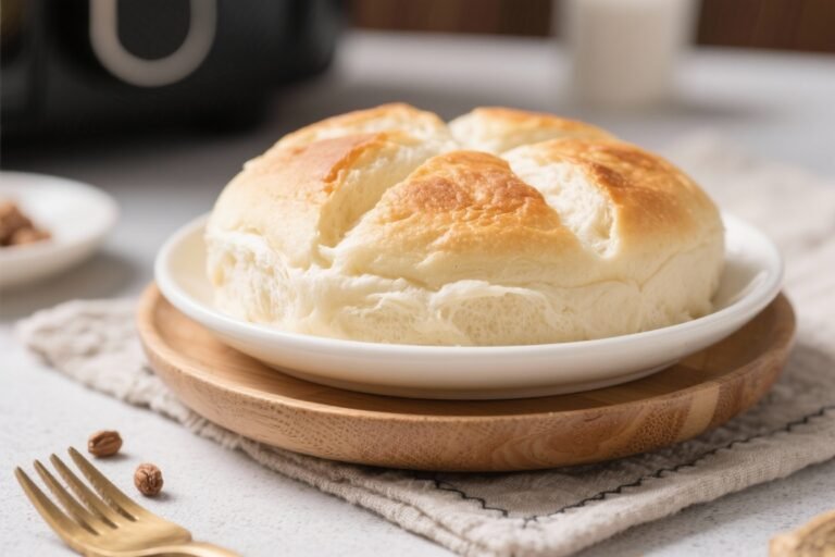 Air Fryer Mock Dombolo (Steamed Bread) – Soft, Fluffy, and Easy