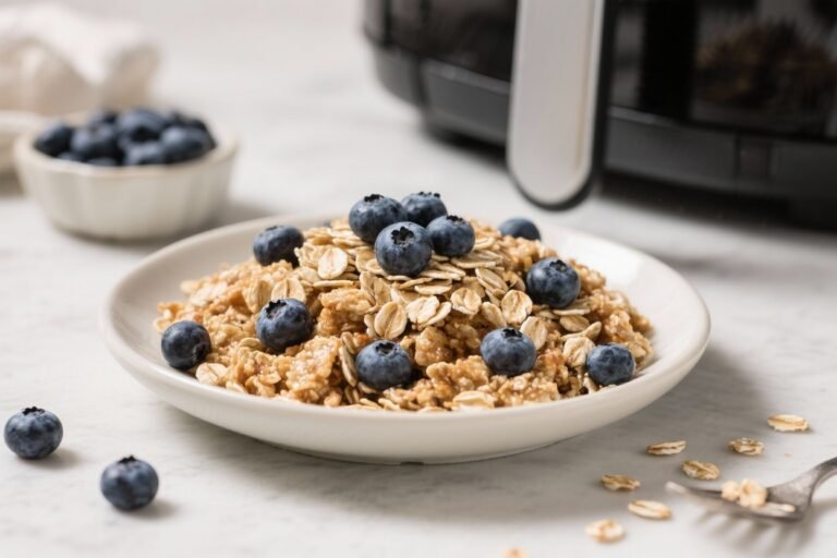 Air Fryer Blueberry Oats – A Warm, Hearty Breakfast in Minutes