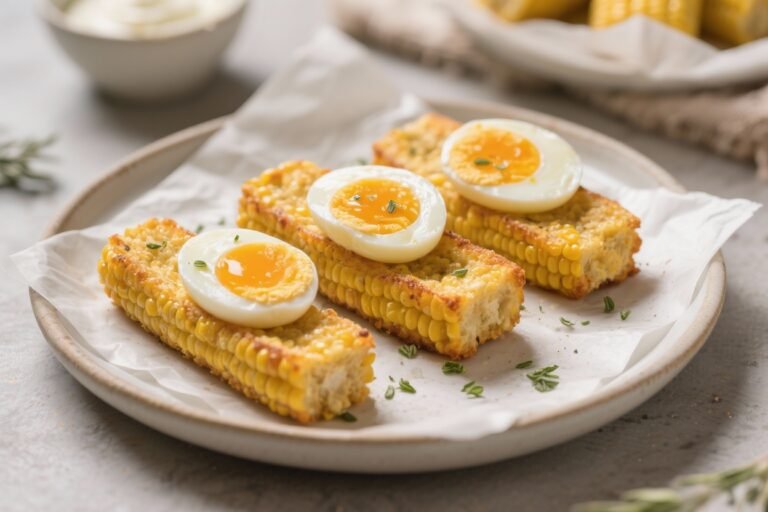 Air Fryer Maize Soldiers With Soft-Boiled Eggs – A Comforting, Crispy Breakfast