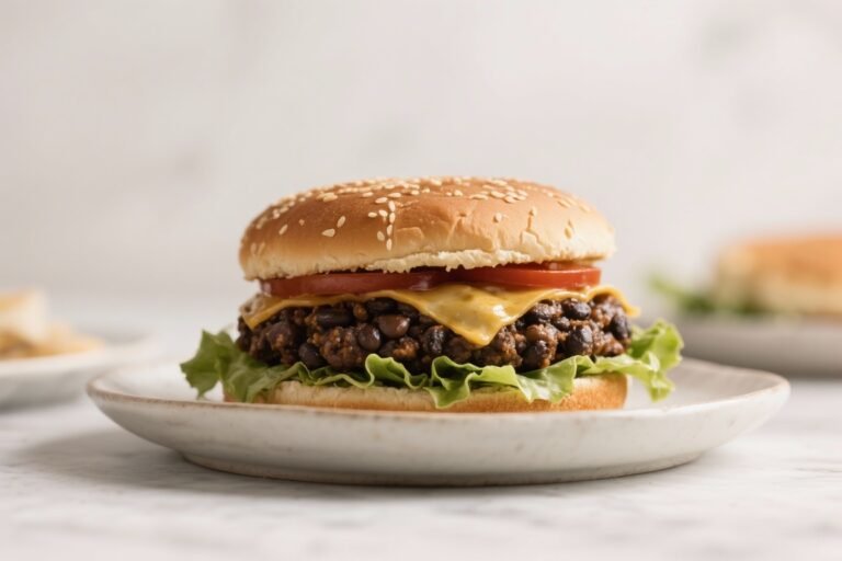 Air Fryer Black Bean Burgers – Crispy, Hearty, and Easy