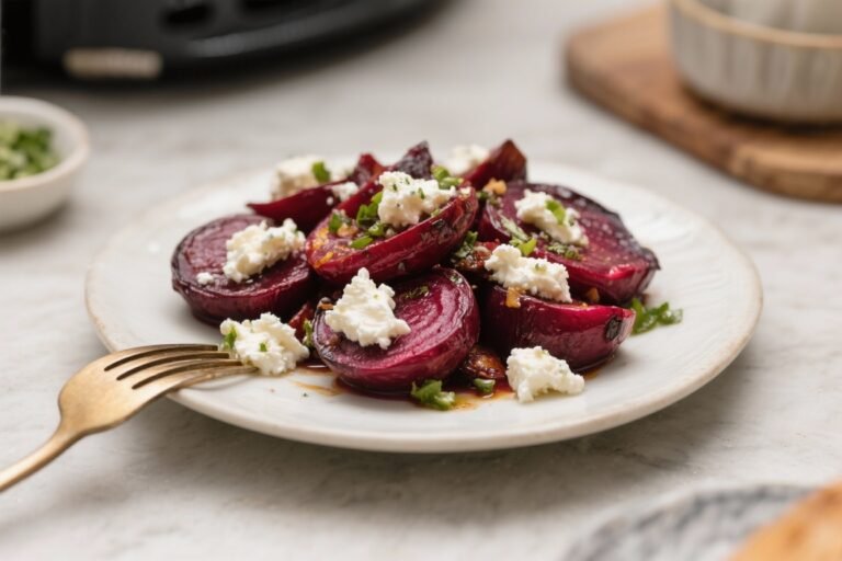 Air Fryer Roasted Beets With Goat Cheese – A Simple, Flavor-Packed Side