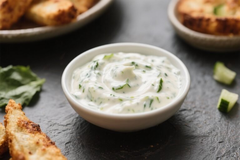 Air Fryer Tzatziki Sauce – Fresh, Creamy, and Perfect for Crispy Bites