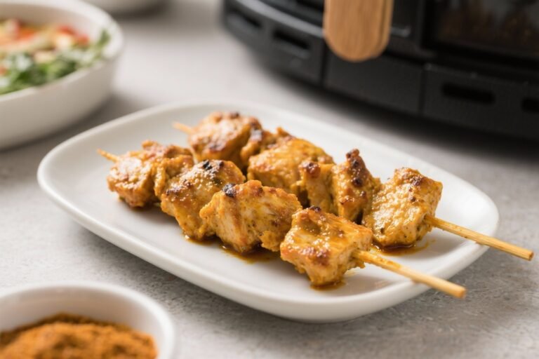 Air Fryer Curried Chicken Sosaties – Flavor-Packed Skewers Made Easy