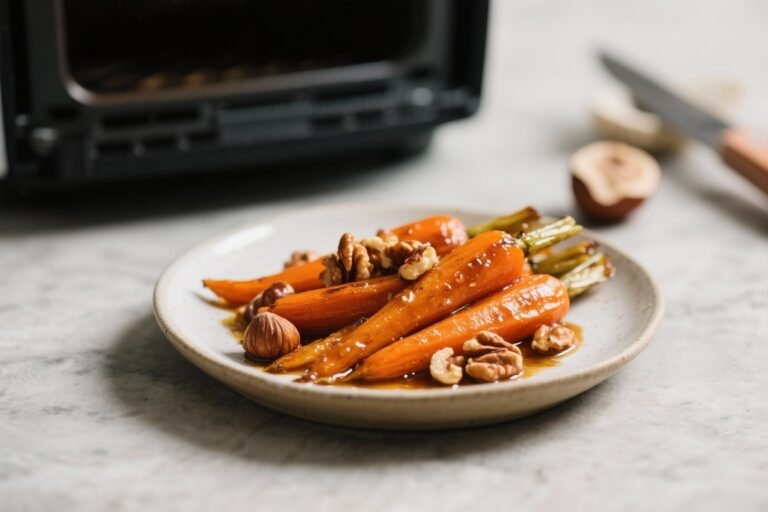 Air Fryer Sticky Roasted Carrots With Hazelnuts – Sweet, Nutty, and Ready Fast