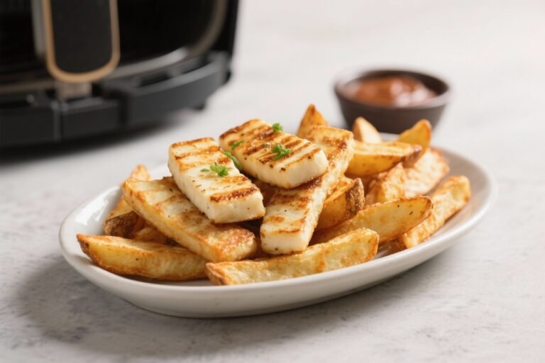 Air Fryer Halloumi Fries – Crispy, Golden, and Ready in Minutes