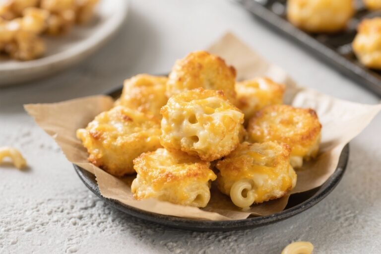 Air Fryer Mac and Cheese Bites – Crispy, Cheesy, and Easy