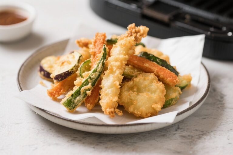 Air Fryer Vegetable Tempura – Crispy, Light, and Fast
