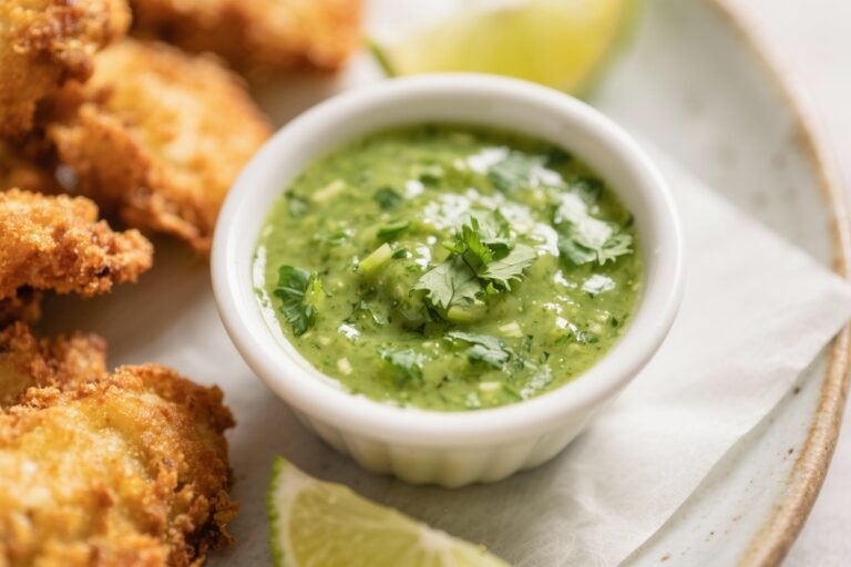 Air Fryer Cilantro Lime Sauce – Bright, Zesty, and Effortless