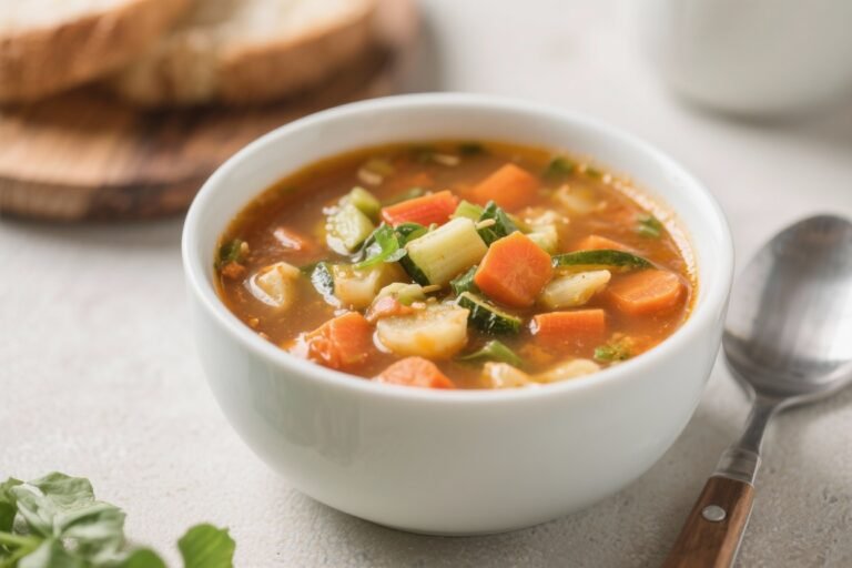 Air Fryer Wholesome Vegetable Soup – Simple, Comforting, and Full of Flavor