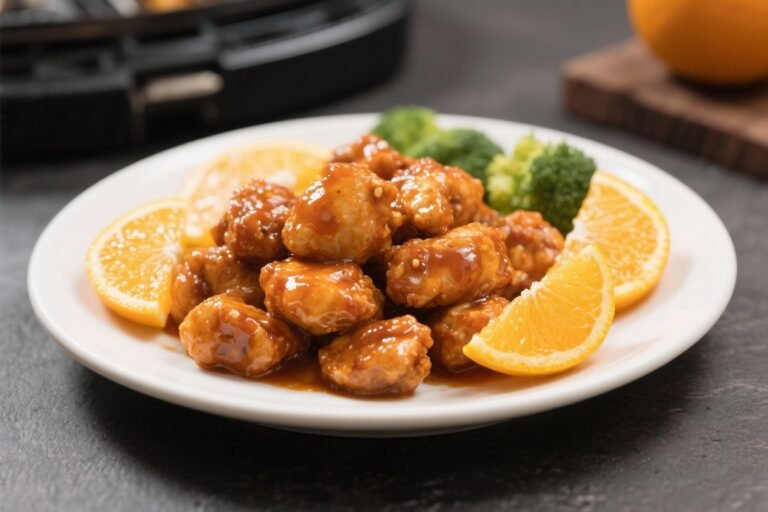 Air Fryer Orange Chicken – Crispy, Saucy, and Weeknight-Friendly