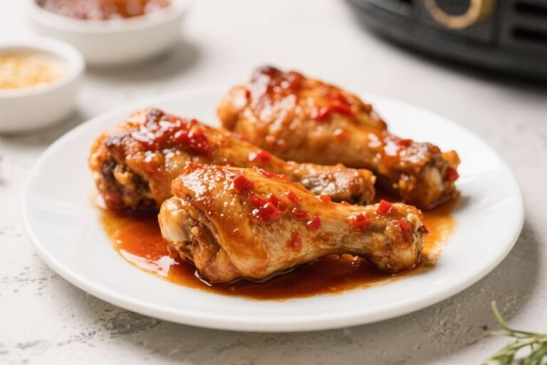 Air Fryer Honey Sriracha Chicken Thighs – Crispy, Sweet, and Spicy