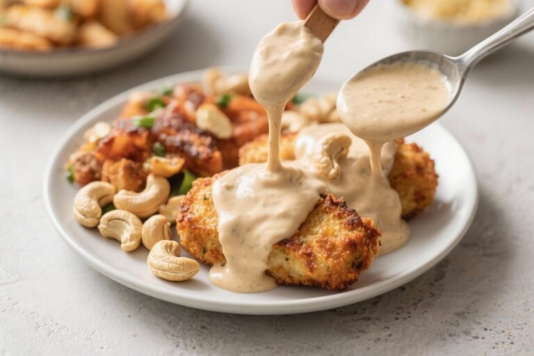 Air Fryer Cashew Cream Sauce – Smooth, Versatile, and Fast