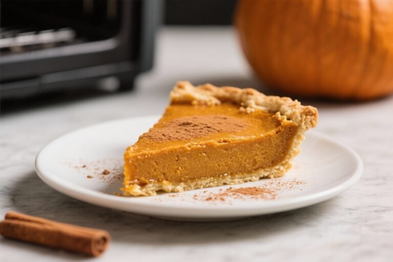 Air Fryer Pumpkin Pie With Cinnamon – Cozy Flavor, Faster Bake