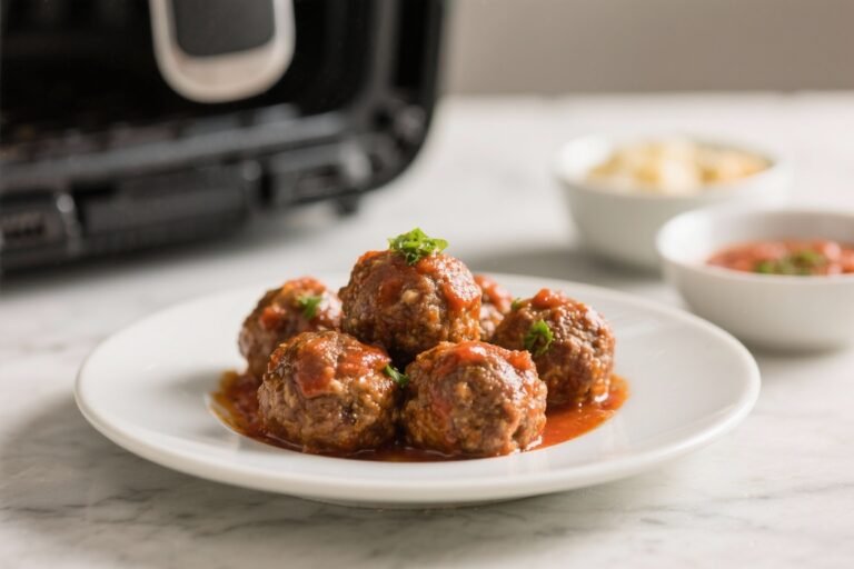 Air Fryer Classic Meatballs – Juicy, Fast, and Foolproof