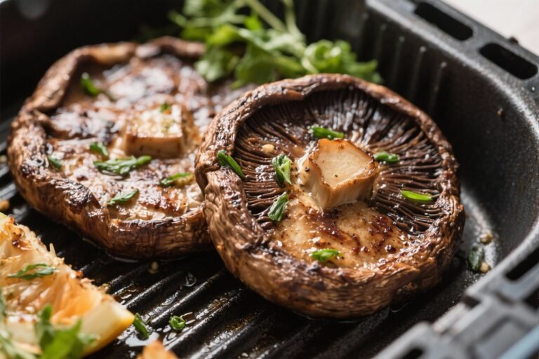 Air Fryer Portobello Mushroom Steaks – Juicy, Savory, and Fast