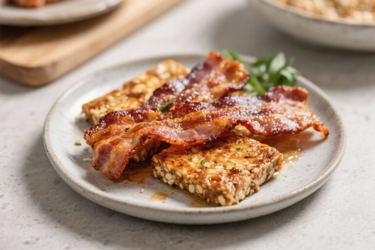 Air Fryer Tempeh Bacon – Crispy, Smoky, and Quick