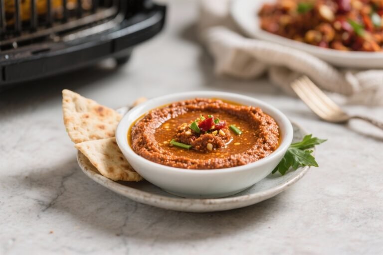Air Fryer Muhammara Dip – Smoky, Sweet, and Ready in Minutes