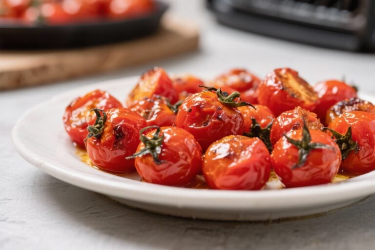Air Fryer Roasted Cherry Tomatoes – Sweet, Juicy, and Ready in Minutes