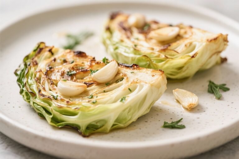 Air Fryer Cabbage Steaks With Garlic – Crispy, Savory, and Surprisingly Satisfying