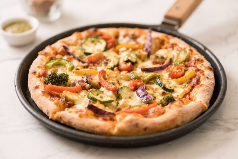 Air Fryer Veggie Pizza – Crisp, Colorful, and Fast