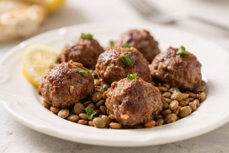 Air Fryer Budget-Friendly Meatballs With Beef and Lentils – Easy, Juicy, and Weeknight-Ready