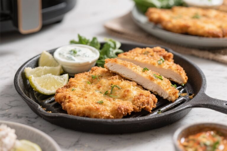 Air Fryer Versatile Yoghurt Chicken Schnitzels – Crispy, Juicy, and Easy