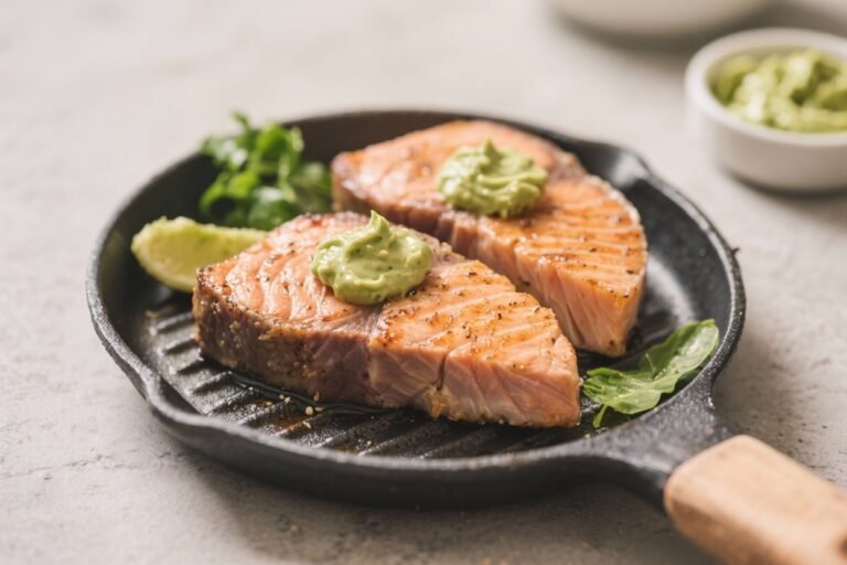 Air Fryer Tuna Steaks With Wasabi Mayo – Fast, Flavorful, and Weeknight-Friendly