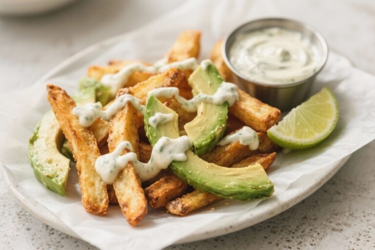 Air Fryer Avocado Fries With Lime Crema – Crispy, Creamy, and Fast