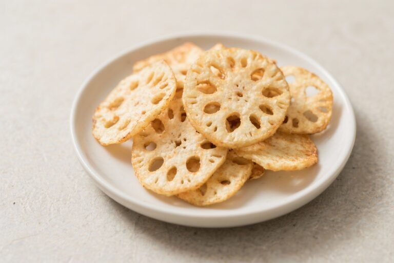 Air Fryer Lotus Root Chips – Crispy, Light, and Surprisingly Simple