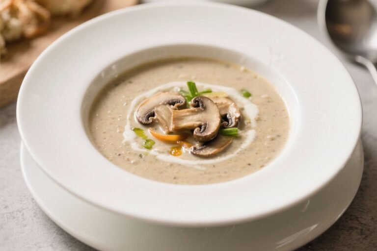 Air Fryer Exotic Cream of Mushroom Soup – Rich, Cozy, and Surprisingly Easy