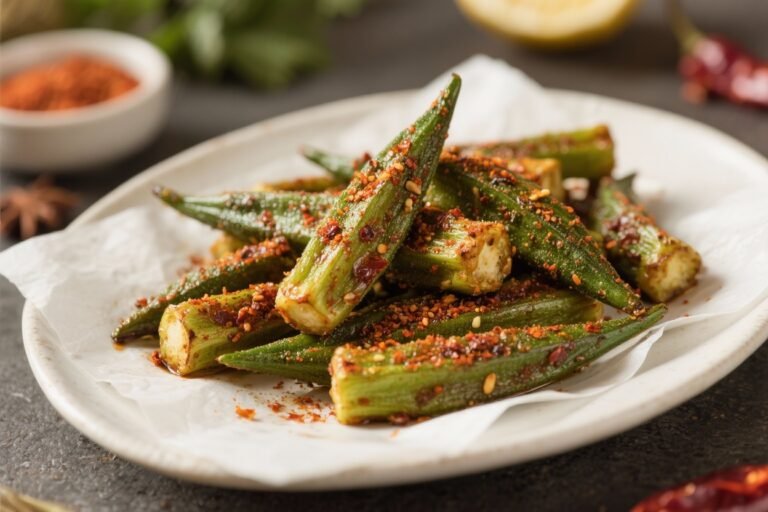 Air Fryer Okra With Cajun Seasoning – Crispy, Spicy, and Fast