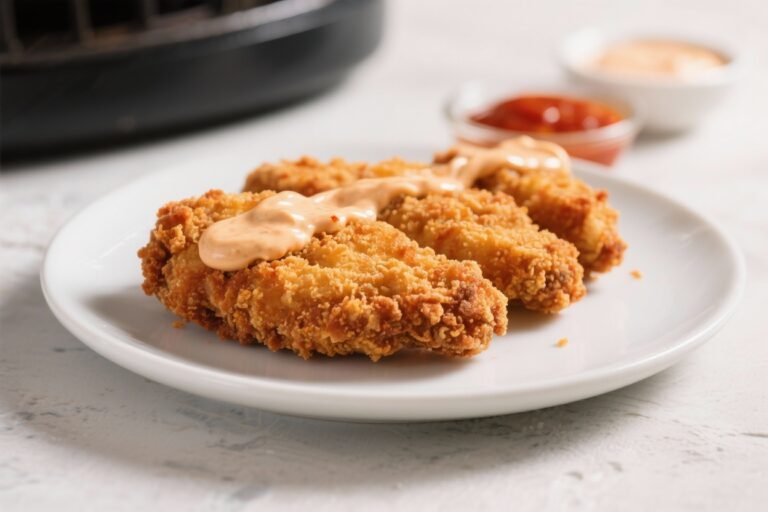 Air Fryer Crumbed Chicken With Spicy Mayo – Crispy, Simple, and Satisfying