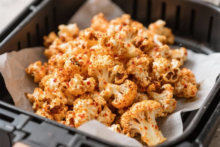 Air Fryer Hot and Spicy Popcorn Cauliflower – Crispy, Bold, and Fast