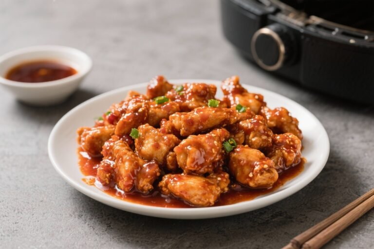 Air Fryer General Tso’s Chicken – Crispy, Saucy, and Weeknight-Friendly