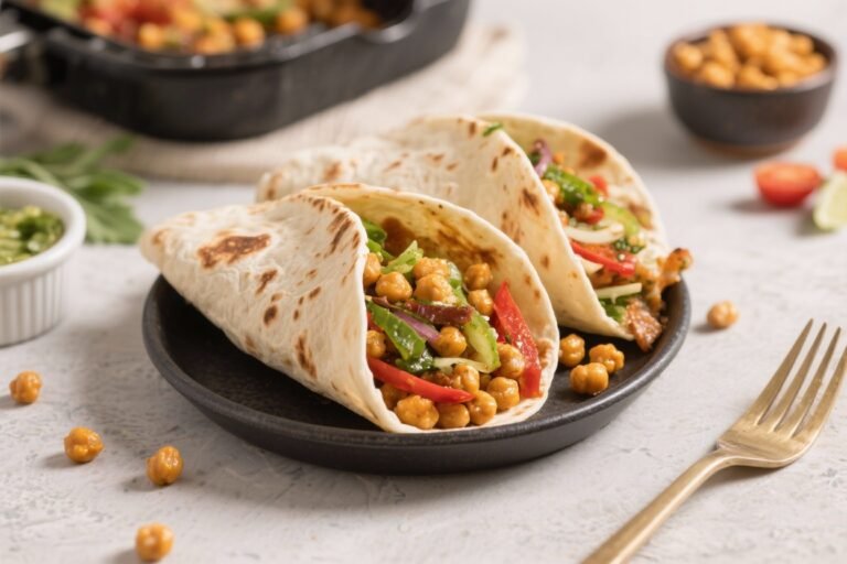 Air Fryer Chickpea Shawarma – Fast, Flavorful, and Satisfying