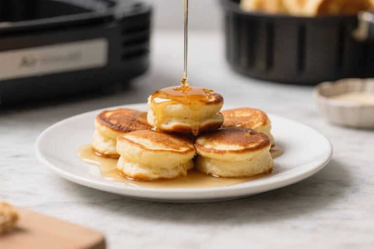 Air Fryer Pancake Bites With Syrup – Easy, Bite-Sized Breakfast Treats