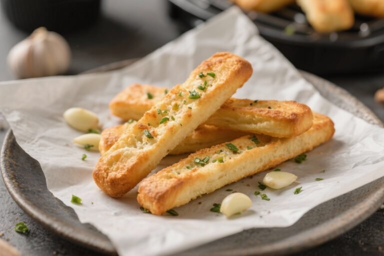Air Fryer Garlic Bread Sticks – Crispy, Buttery, and Ready in Minutes