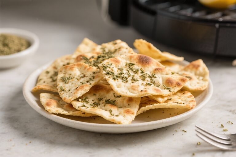 Air Fryer Pita Chips With Za’atar – Crisp, Savory, and Ready in Minutes
