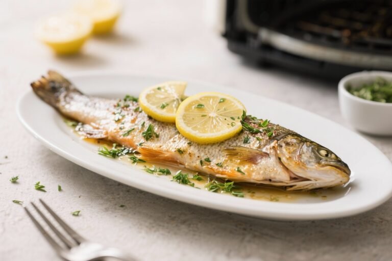 Air Fryer Lemon Herb Trout – Bright, Fresh, and Weeknight Easy