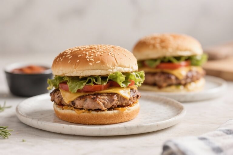 Air Fryer Turkey Burgers – Juicy, Quick, and Weeknight-Friendly