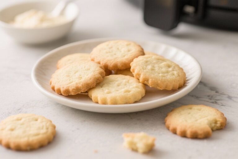 Air Fryer Basic Vanilla Butter Cookies – Simple, Sweet, and Perfectly Crisp