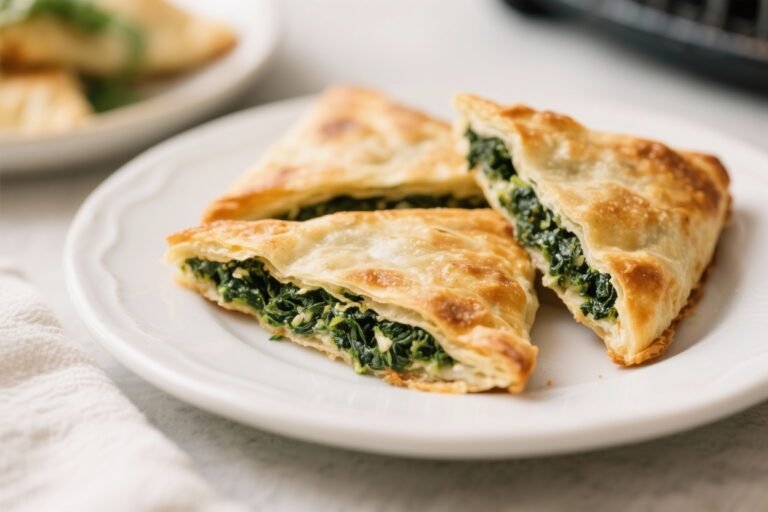 Air Fryer Spanakopita Triangles – Crispy, Savory, and Easy