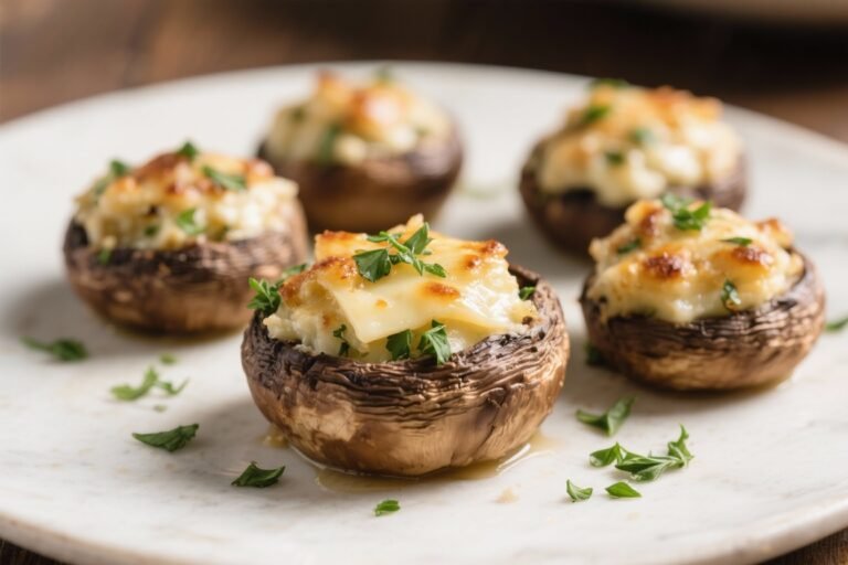 Air Fryer Stuffed Mushrooms With Herbs and Cheese – Crispy, Savory, and Ready Fast