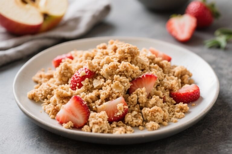 Air Fryer Apple and Strawberry Crumble – A Cozy, Quick Dessert
