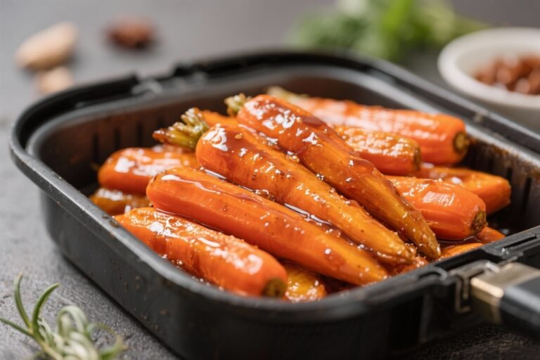 Air Fryer Maple Glazed Carrots – Sweet, Savory, and Ready Fast