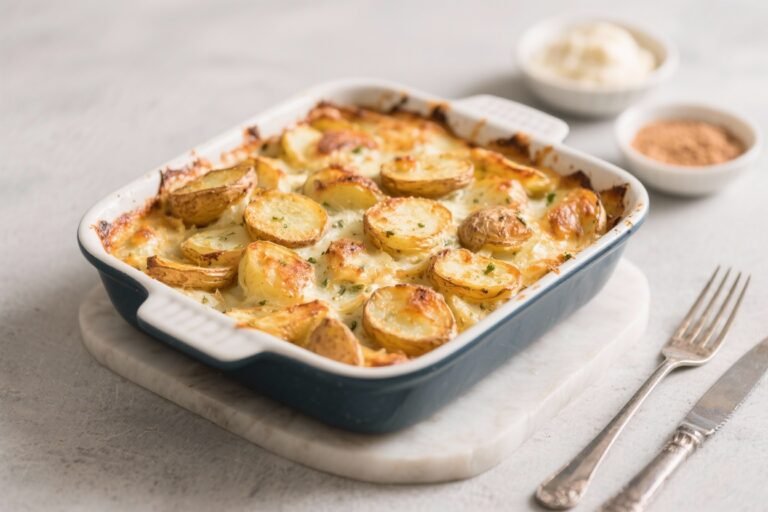 Air Fryer Potato Bake – Creamy, Crispy, and Quick