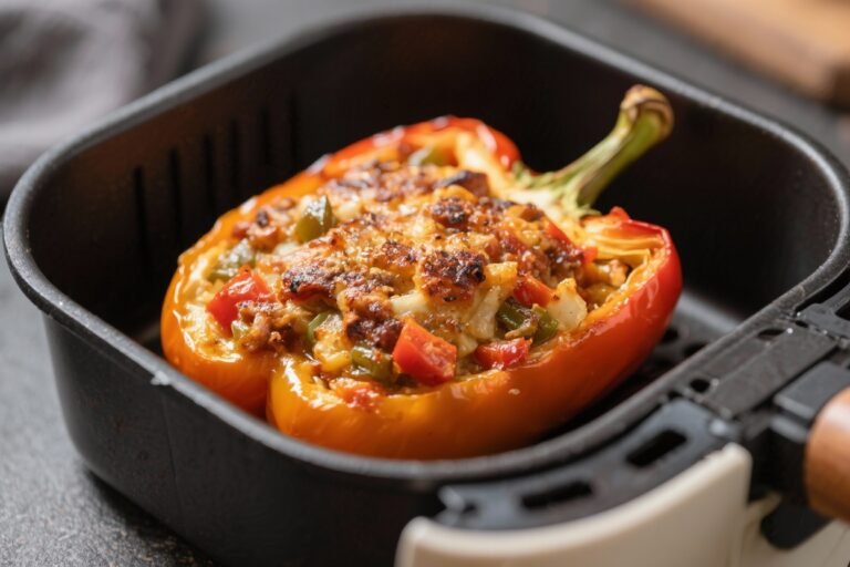 Air Fryer Stuffed Peppers – A Quick, Flavor-Packed Dinner