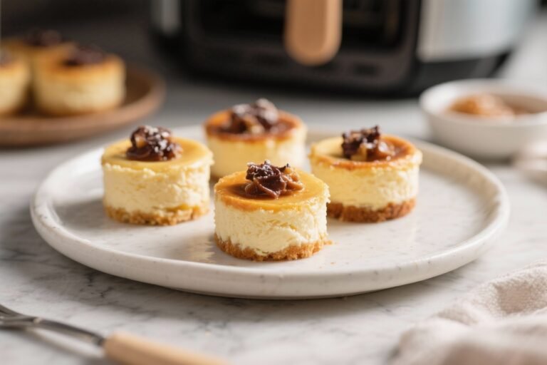 Air Fryer Quick Mini Cheesecakes – A Fast, Creamy Dessert Anyone Can Make