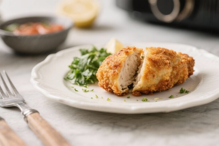 Air Fryer Chicken Kiev – Crispy, Juicy, and Packed With Garlic Butter